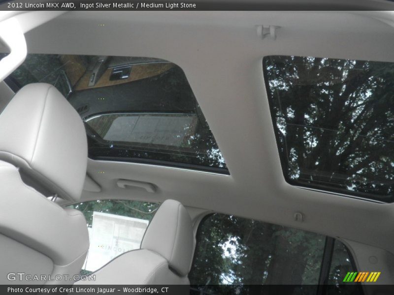 Sunroof of 2012 MKX AWD