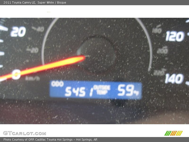 Super White / Bisque 2011 Toyota Camry LE