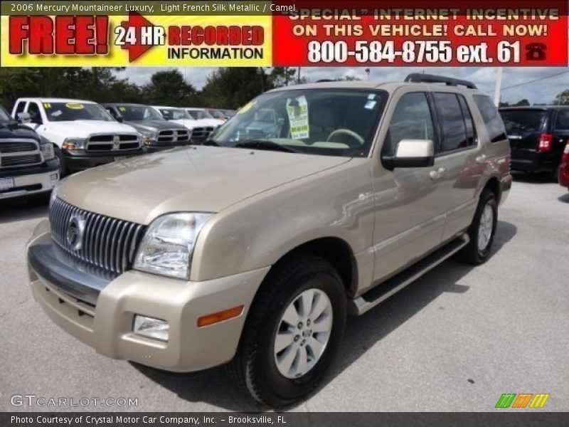 Light French Silk Metallic / Camel 2006 Mercury Mountaineer Luxury
