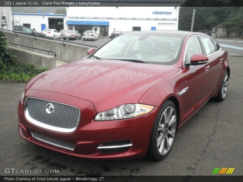 Claret Red Metallic / Ivory/Oyster 2011 Jaguar XJ XJL