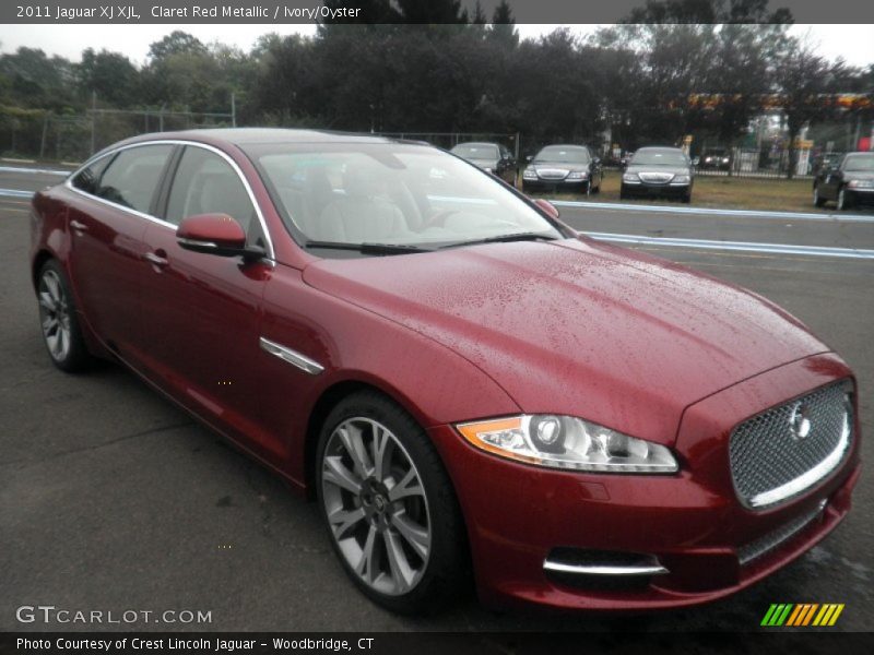 Claret Red Metallic / Ivory/Oyster 2011 Jaguar XJ XJL