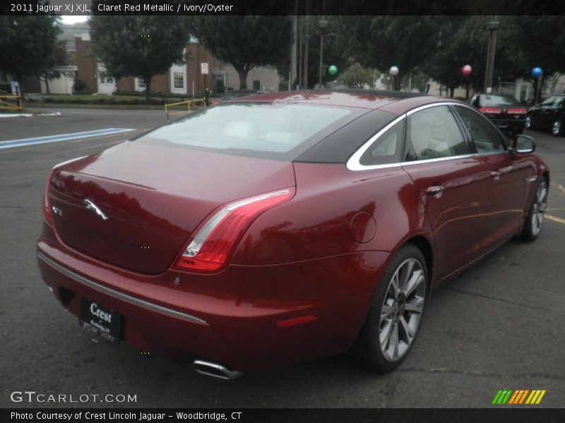 Claret Red Metallic / Ivory/Oyster 2011 Jaguar XJ XJL