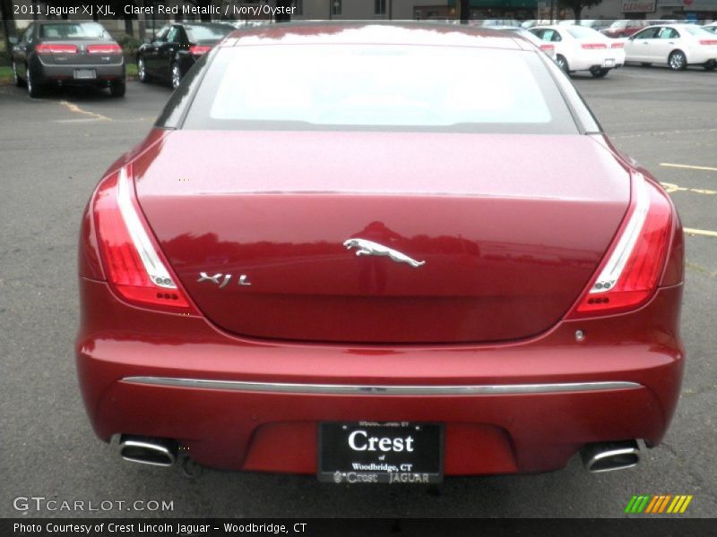 Claret Red Metallic / Ivory/Oyster 2011 Jaguar XJ XJL
