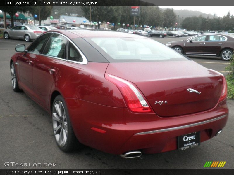 Claret Red Metallic / Ivory/Oyster 2011 Jaguar XJ XJL