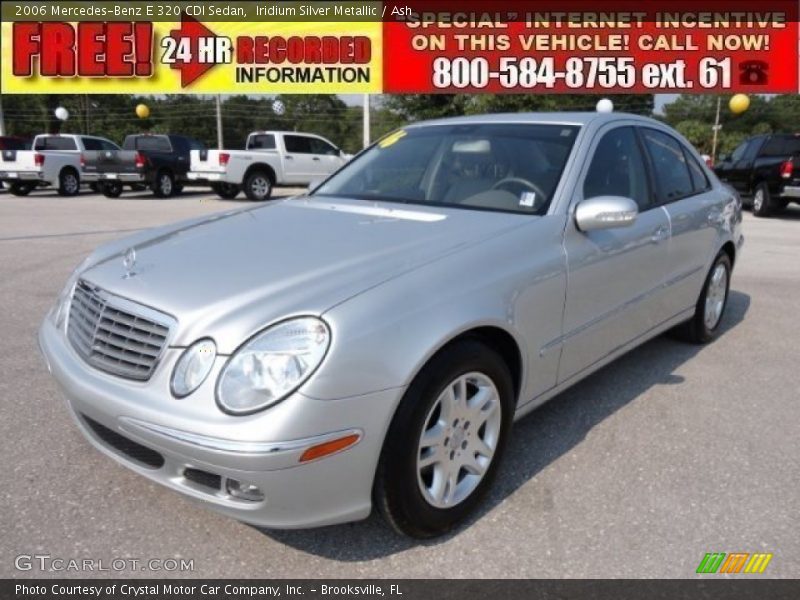 Iridium Silver Metallic / Ash 2006 Mercedes-Benz E 320 CDI Sedan
