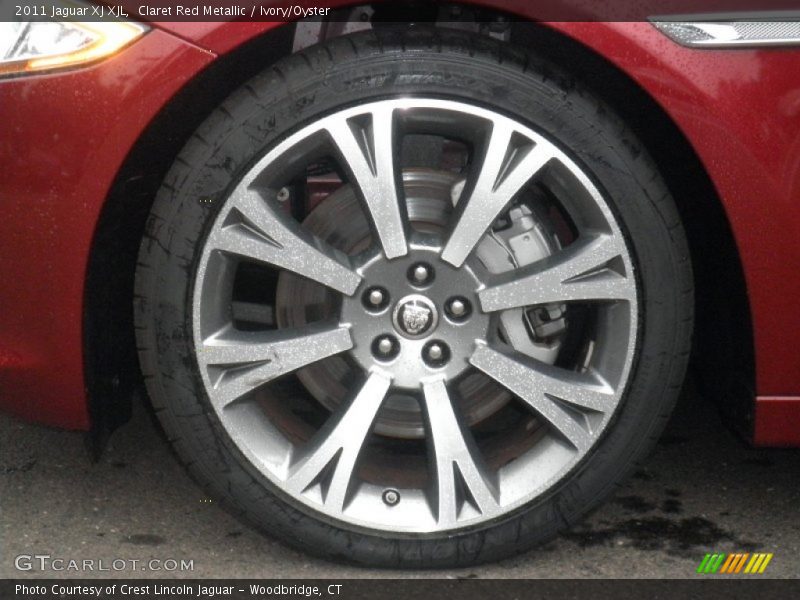 Claret Red Metallic / Ivory/Oyster 2011 Jaguar XJ XJL