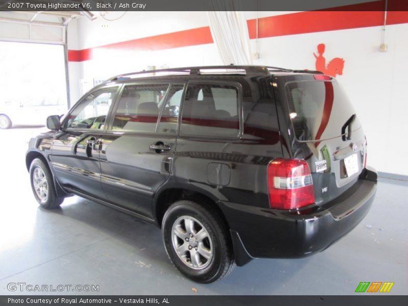 Black / Ash Gray 2007 Toyota Highlander V6