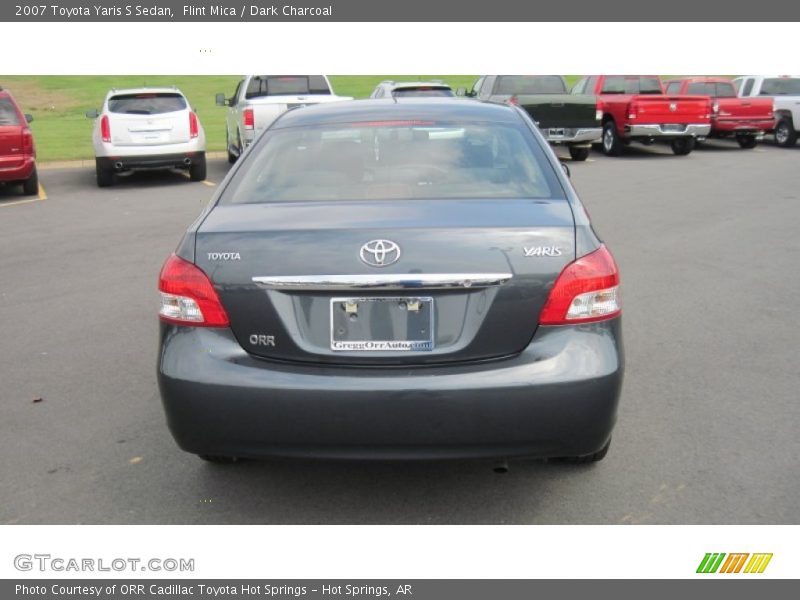 Flint Mica / Dark Charcoal 2007 Toyota Yaris S Sedan
