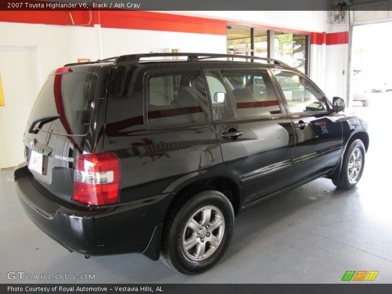 Black / Ash Gray 2007 Toyota Highlander V6