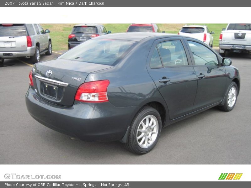 Flint Mica / Dark Charcoal 2007 Toyota Yaris S Sedan