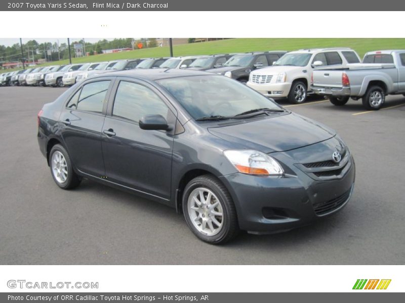 Flint Mica / Dark Charcoal 2007 Toyota Yaris S Sedan