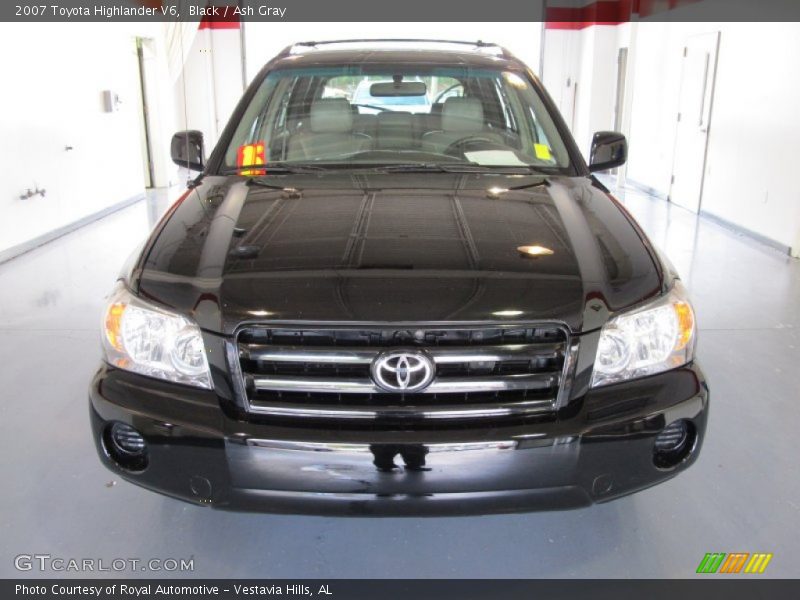 Black / Ash Gray 2007 Toyota Highlander V6