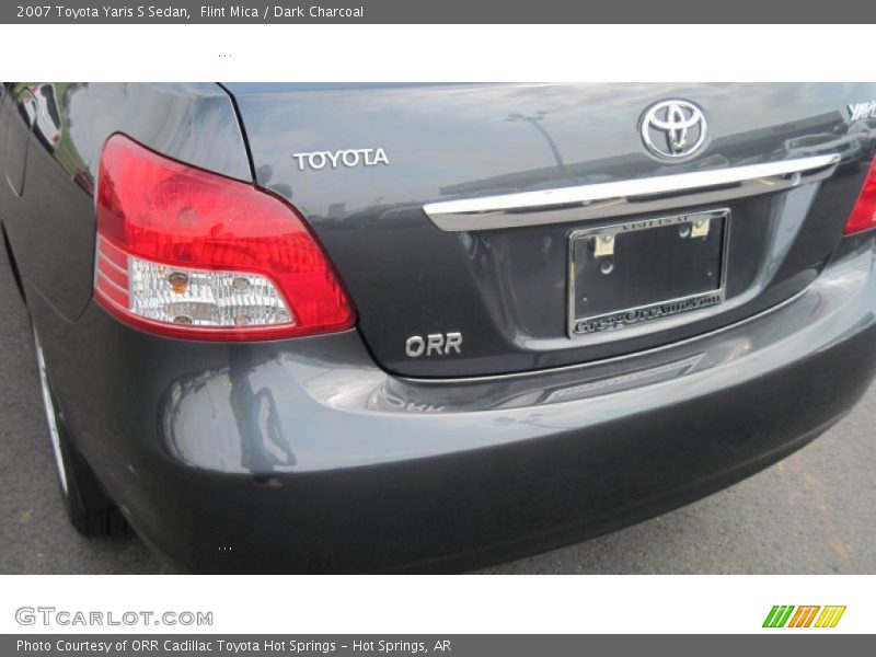Flint Mica / Dark Charcoal 2007 Toyota Yaris S Sedan