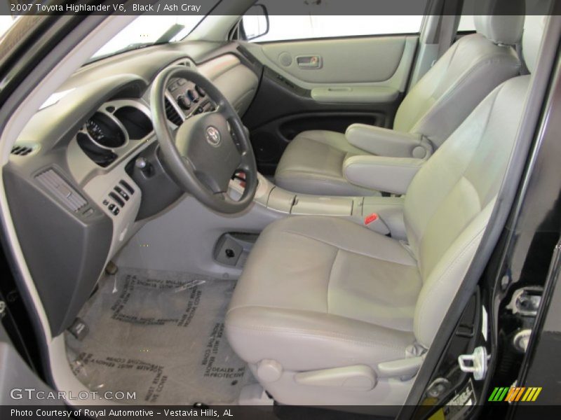 Black / Ash Gray 2007 Toyota Highlander V6