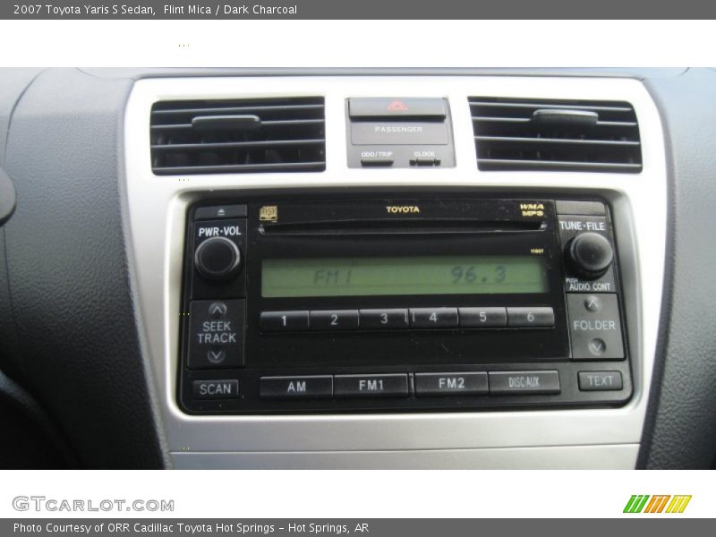 Flint Mica / Dark Charcoal 2007 Toyota Yaris S Sedan