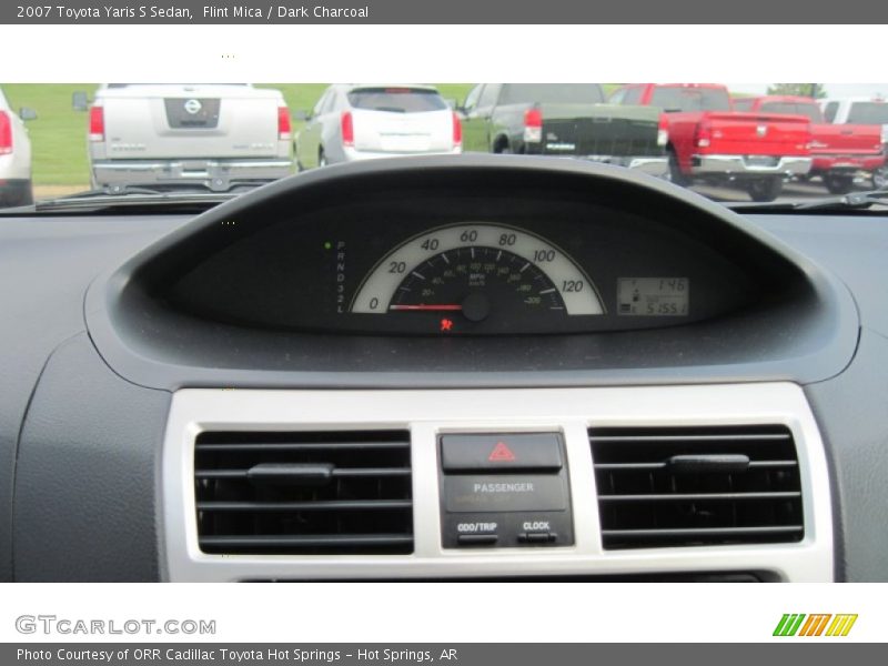 Flint Mica / Dark Charcoal 2007 Toyota Yaris S Sedan