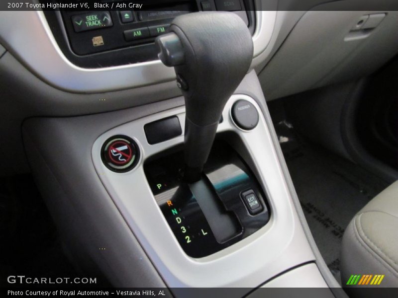 Black / Ash Gray 2007 Toyota Highlander V6