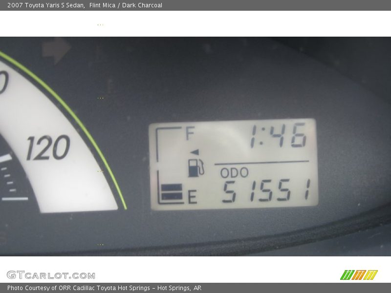 Flint Mica / Dark Charcoal 2007 Toyota Yaris S Sedan