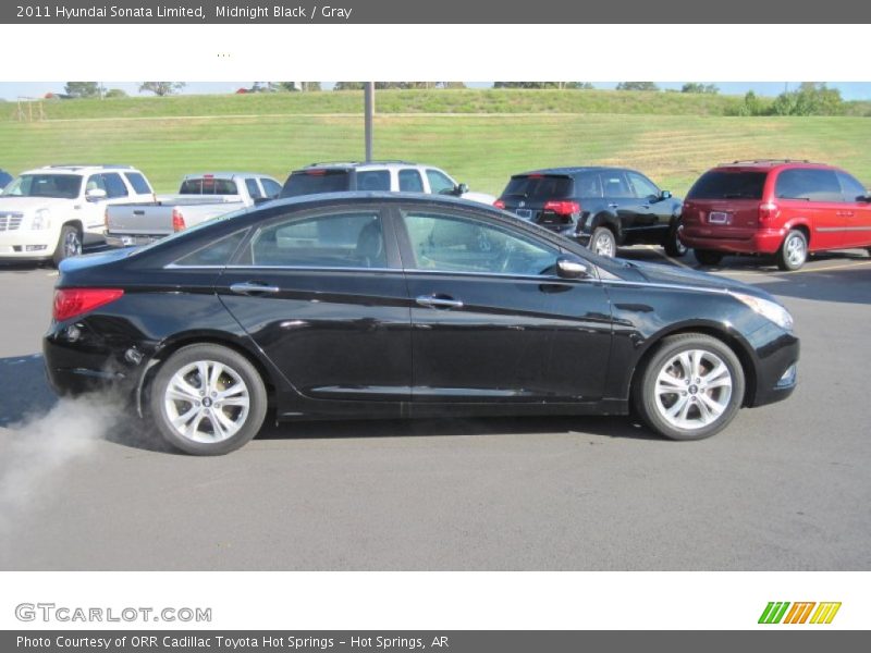 Midnight Black / Gray 2011 Hyundai Sonata Limited