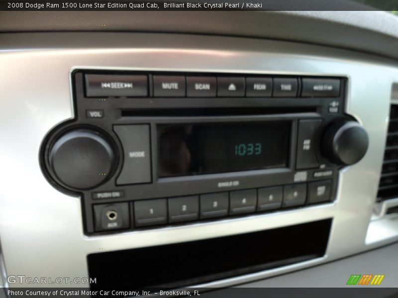 Audio System of 2008 Ram 1500 Lone Star Edition Quad Cab