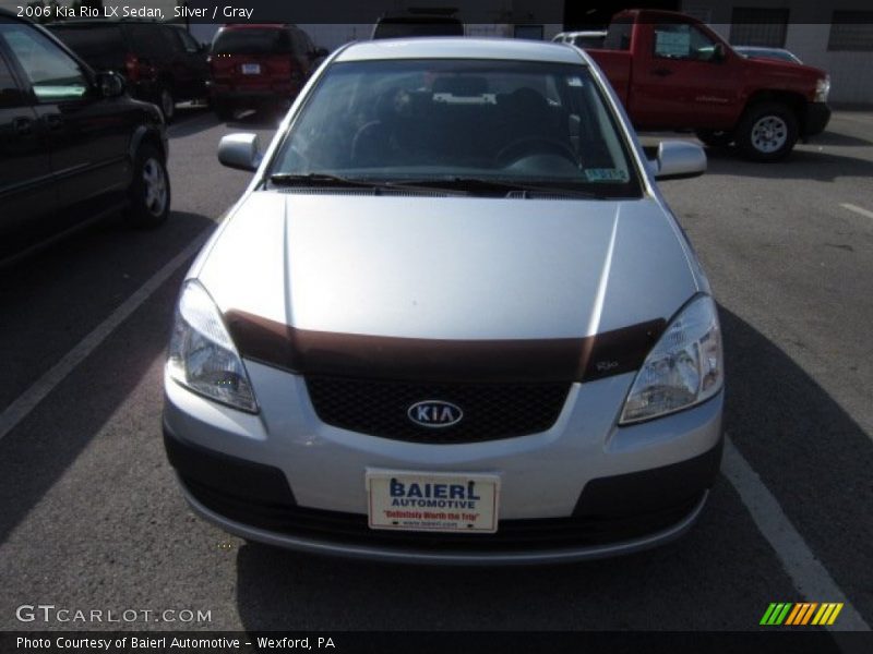 Silver / Gray 2006 Kia Rio LX Sedan