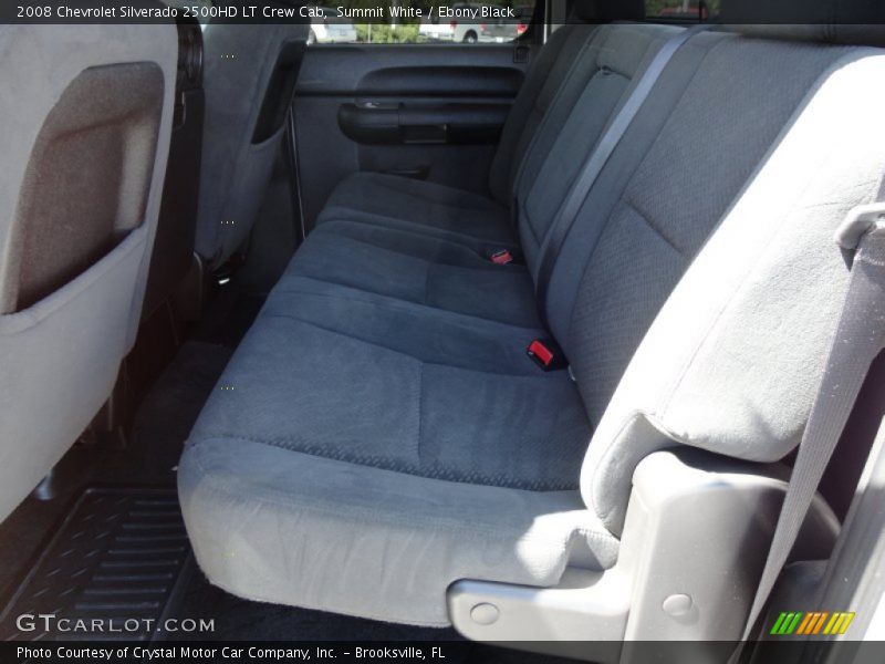 Summit White / Ebony Black 2008 Chevrolet Silverado 2500HD LT Crew Cab