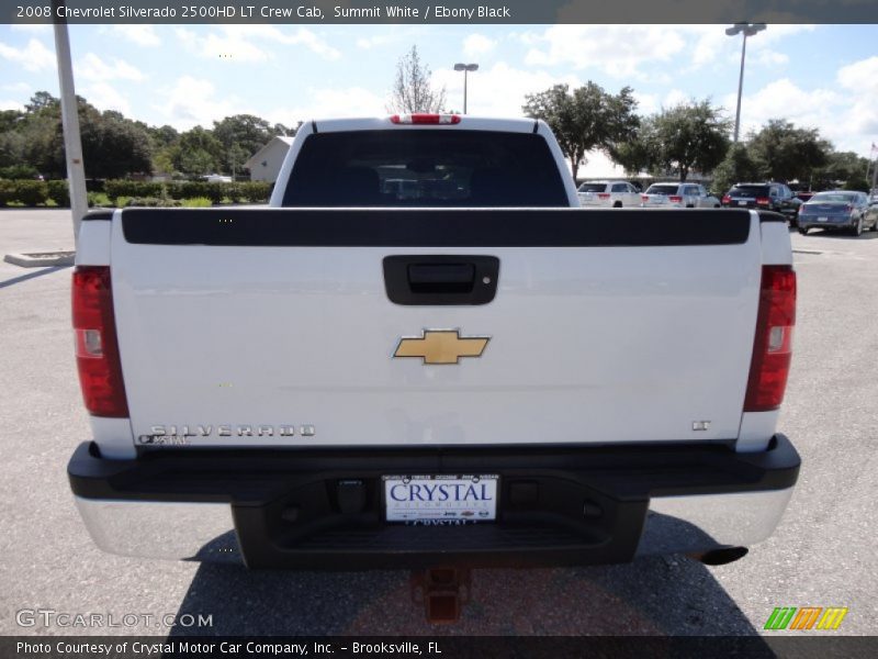 Summit White / Ebony Black 2008 Chevrolet Silverado 2500HD LT Crew Cab