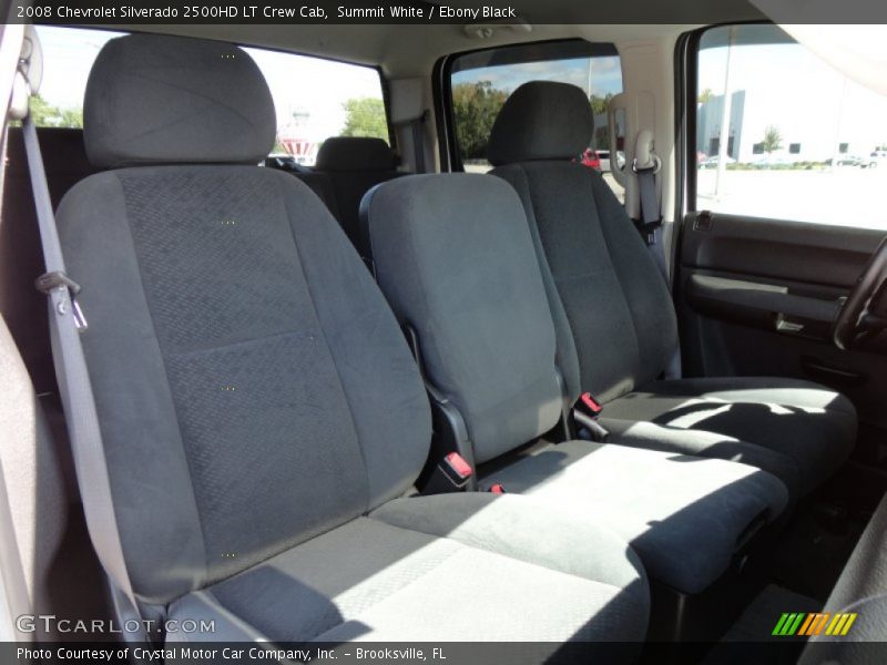 Summit White / Ebony Black 2008 Chevrolet Silverado 2500HD LT Crew Cab