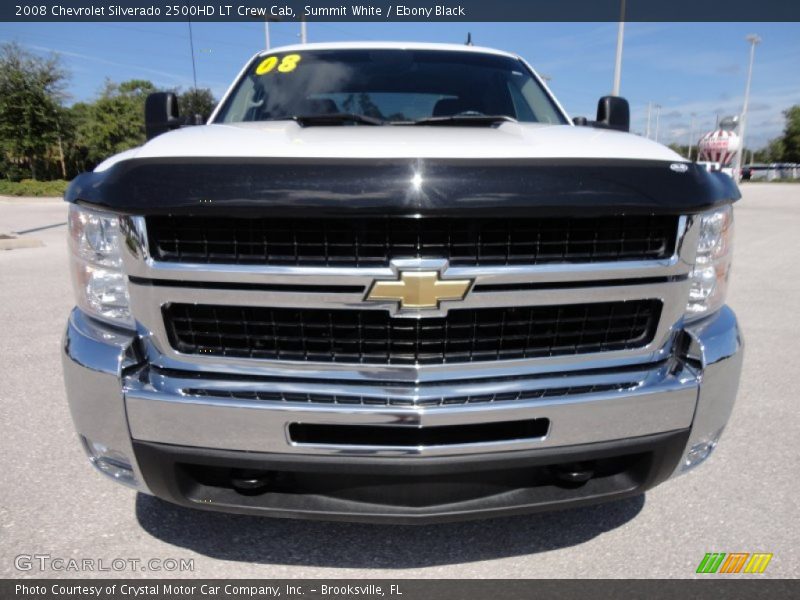 Summit White / Ebony Black 2008 Chevrolet Silverado 2500HD LT Crew Cab