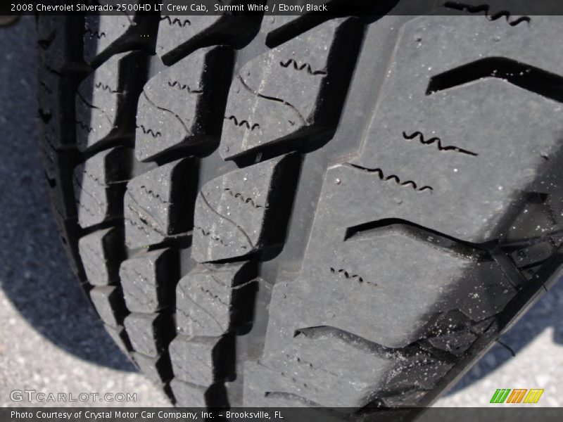Summit White / Ebony Black 2008 Chevrolet Silverado 2500HD LT Crew Cab