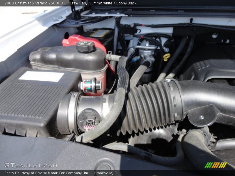 Summit White / Ebony Black 2008 Chevrolet Silverado 2500HD LT Crew Cab