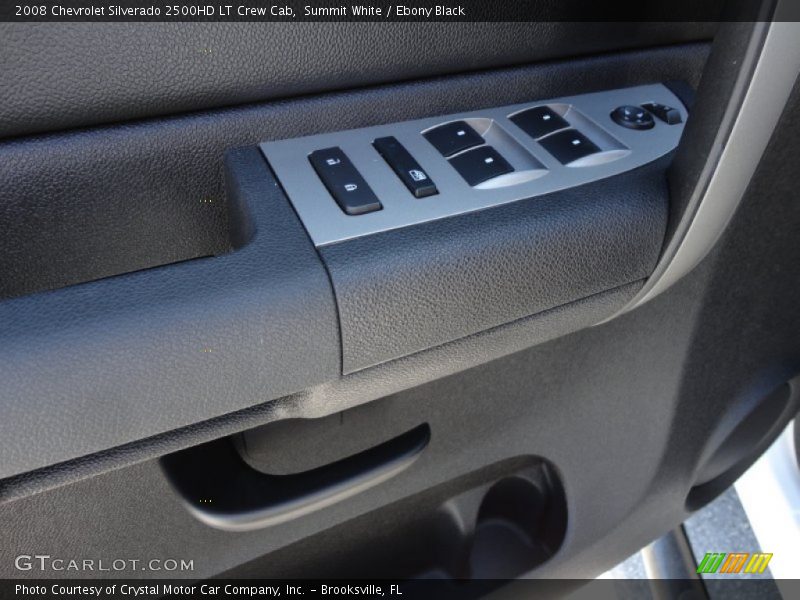 Summit White / Ebony Black 2008 Chevrolet Silverado 2500HD LT Crew Cab