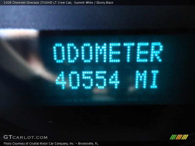 Summit White / Ebony Black 2008 Chevrolet Silverado 2500HD LT Crew Cab