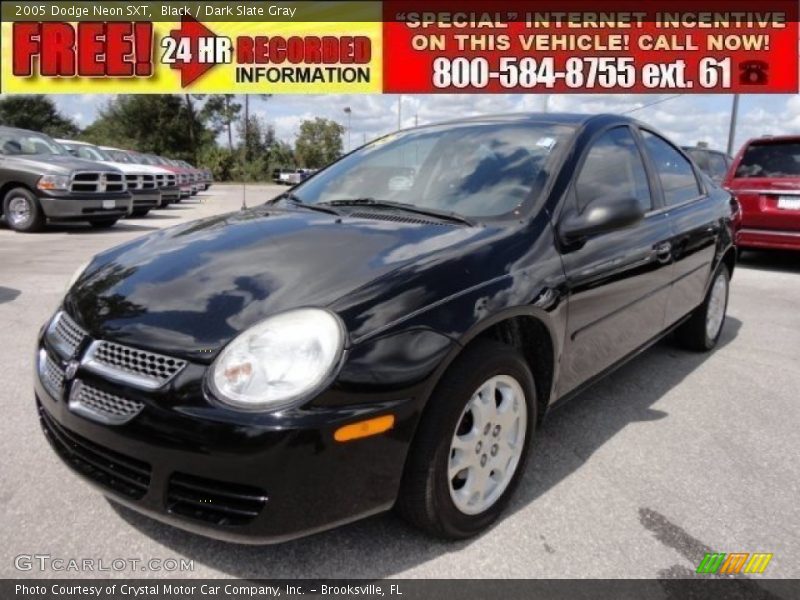 Black / Dark Slate Gray 2005 Dodge Neon SXT