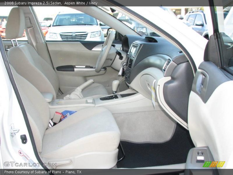 Aspen White / Ivory 2008 Subaru Impreza 2.5i Sedan