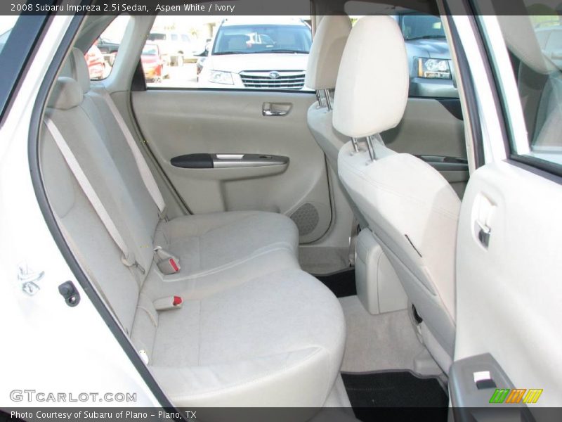 Aspen White / Ivory 2008 Subaru Impreza 2.5i Sedan