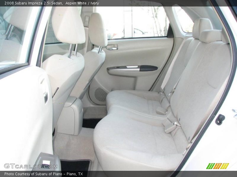 Aspen White / Ivory 2008 Subaru Impreza 2.5i Sedan