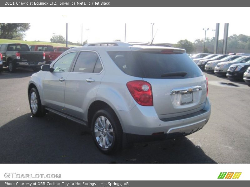 Silver Ice Metallic / Jet Black 2011 Chevrolet Equinox LTZ