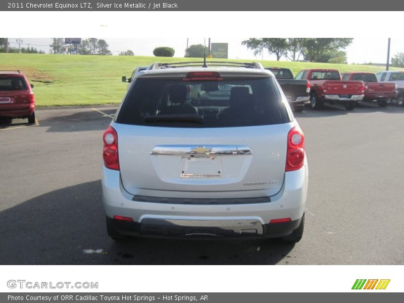 Silver Ice Metallic / Jet Black 2011 Chevrolet Equinox LTZ