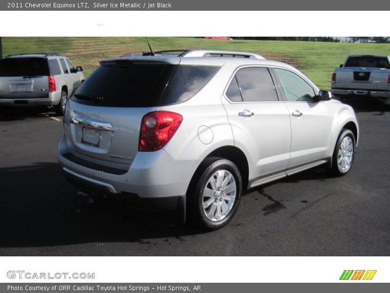 Silver Ice Metallic / Jet Black 2011 Chevrolet Equinox LTZ