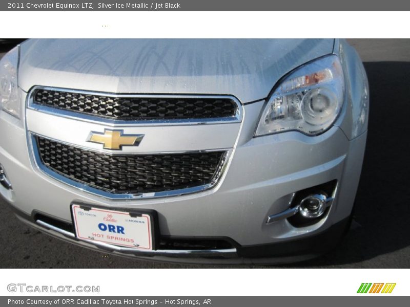 Silver Ice Metallic / Jet Black 2011 Chevrolet Equinox LTZ