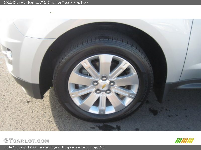 Silver Ice Metallic / Jet Black 2011 Chevrolet Equinox LTZ