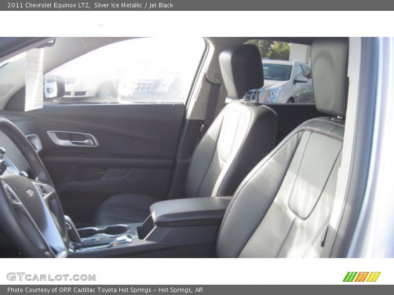 Silver Ice Metallic / Jet Black 2011 Chevrolet Equinox LTZ