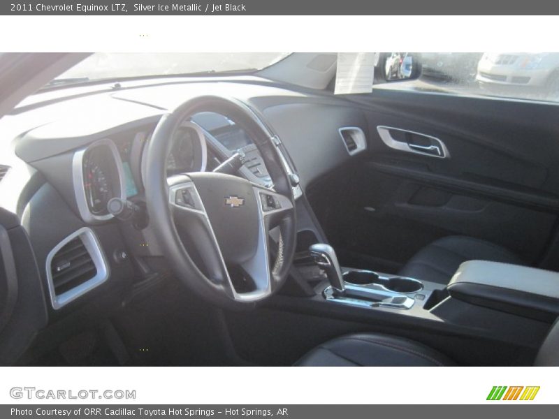 Silver Ice Metallic / Jet Black 2011 Chevrolet Equinox LTZ