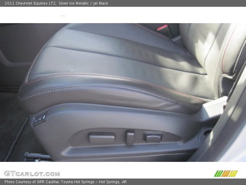 Silver Ice Metallic / Jet Black 2011 Chevrolet Equinox LTZ