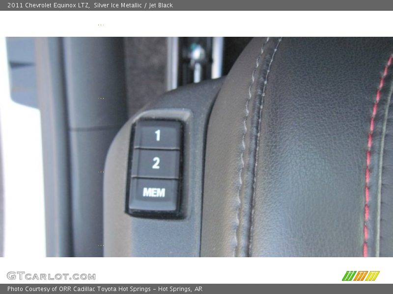 Silver Ice Metallic / Jet Black 2011 Chevrolet Equinox LTZ