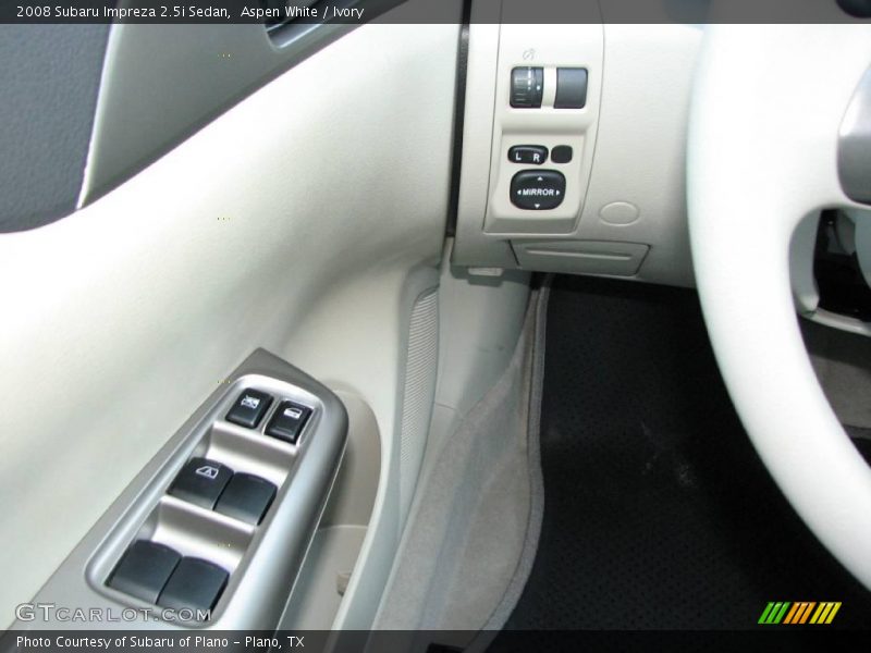 Aspen White / Ivory 2008 Subaru Impreza 2.5i Sedan