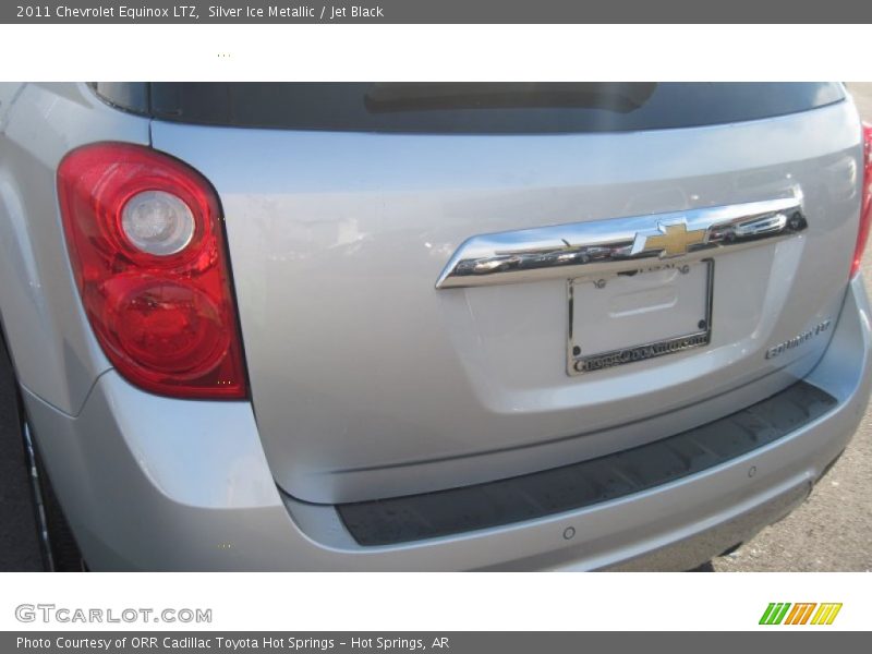 Silver Ice Metallic / Jet Black 2011 Chevrolet Equinox LTZ
