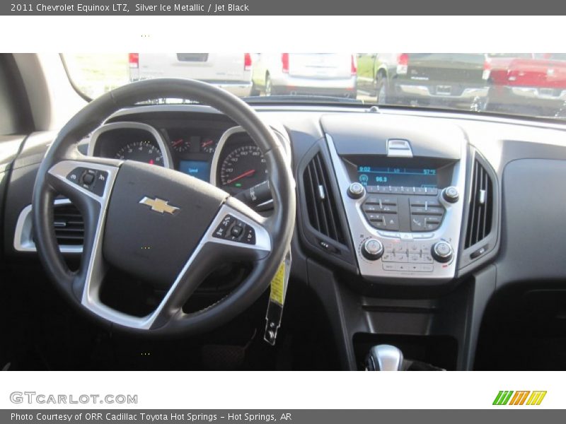 Silver Ice Metallic / Jet Black 2011 Chevrolet Equinox LTZ