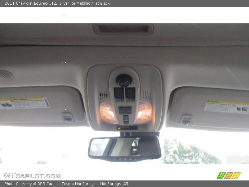 Silver Ice Metallic / Jet Black 2011 Chevrolet Equinox LTZ